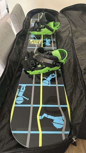 Snowboard with union dlx - ,
