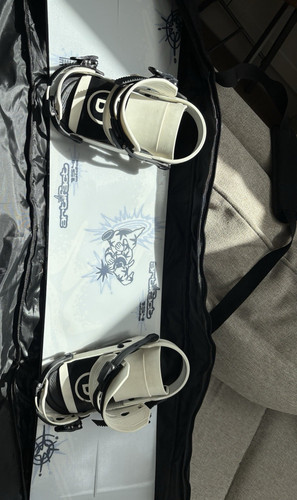 Ride snowboard bindings white - ride,